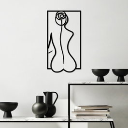 Wallity Rose Silhouette - M Negro